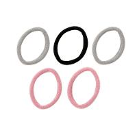 Elásticos De Cabelo 6 Unidades Proart Sem Metal, Não Marcam Os Fios, Perfeitos Para Penteados Rosa-cinza - 3