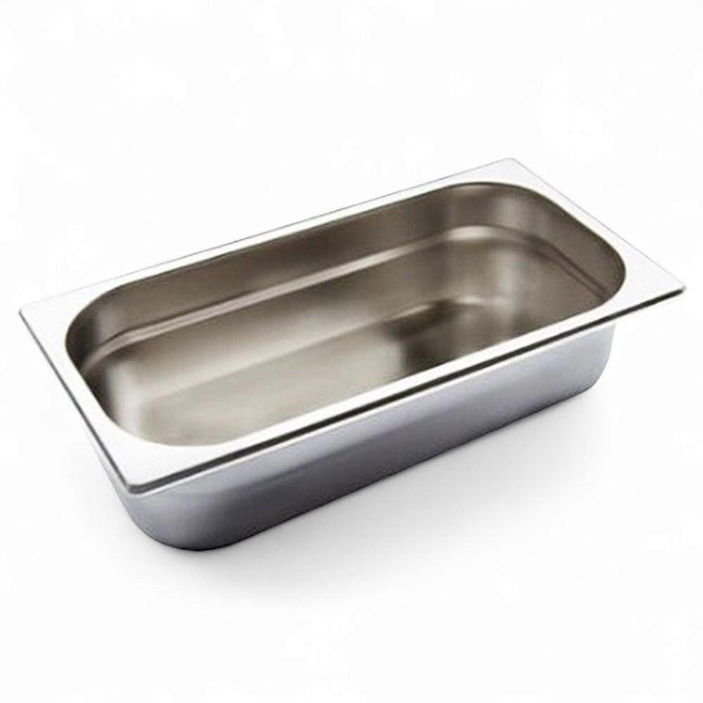 Cuba Gastronômica Inox Gn 1/3 65mm Sem Alça Prateada - 1