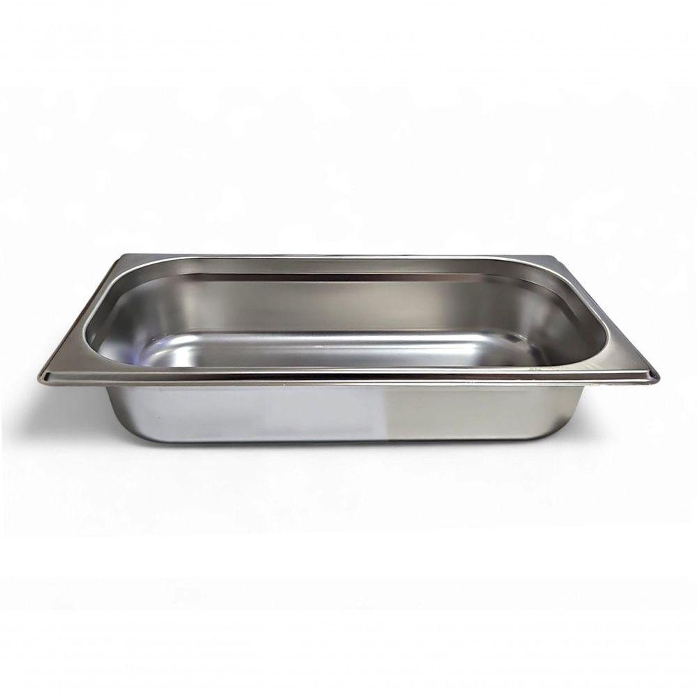Cuba Gastronômica Inox Gn 1/3 65mm Sem Alça Prateada - 4