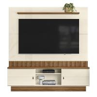 Home Painel Florianopolis Ripado Para Tv Até 70 Polegadas Off White Amendoa - 1