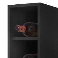 Nicho Aéreo Adega Vertical 20cm Riad Preto - Lumil - 3