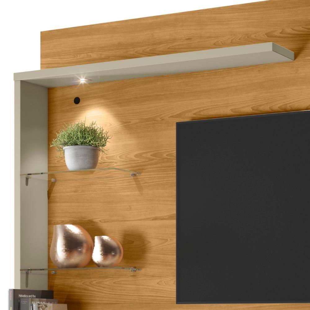 Painel Tv 50 Pol E Bancada Suspensa Keren Z10 Cumaru-opala - Mpozenato - 3