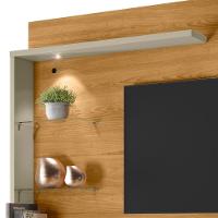 Painel Tv 50 Pol E Bancada Suspensa Keren Z10 Cumaru-opala - Mpozenato - 3