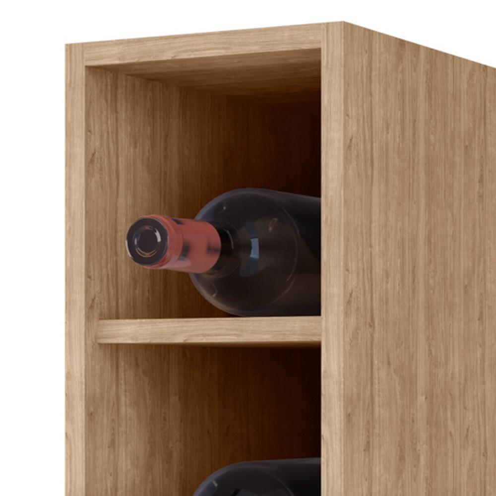 Nicho Aéreo Adega Vertical 20cm Riad Castanho - Lumil - 3