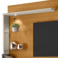 Painel Tv 50 Pol E Bancada Suspensa Keren Z10 Off-cinamomo - Mpozenato - 5