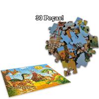 Kit Completo 7 Quebra Cabeça Infantil Divertido Em Madeira