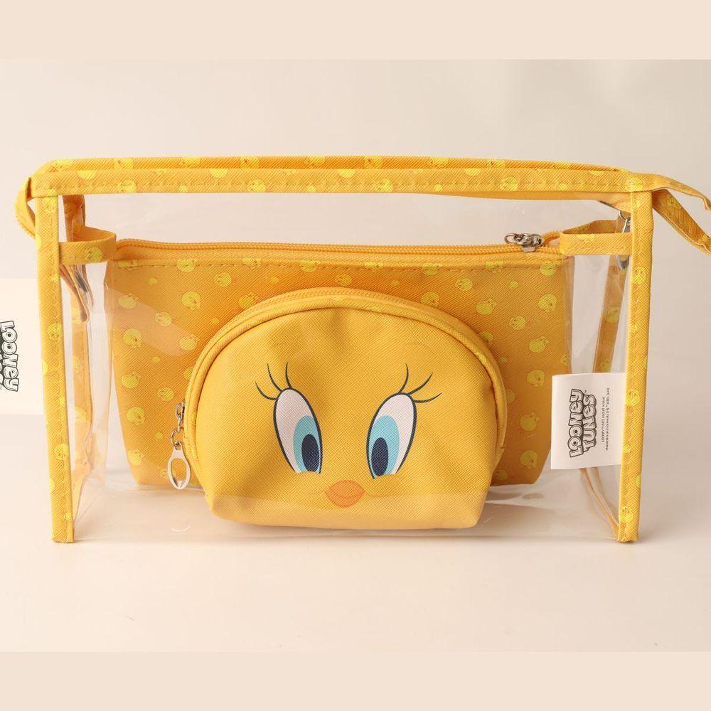 Kit Com 3 Necessaires Tweety Perfeitas Pra Organizar Com Estilo Miss Frandy - 2