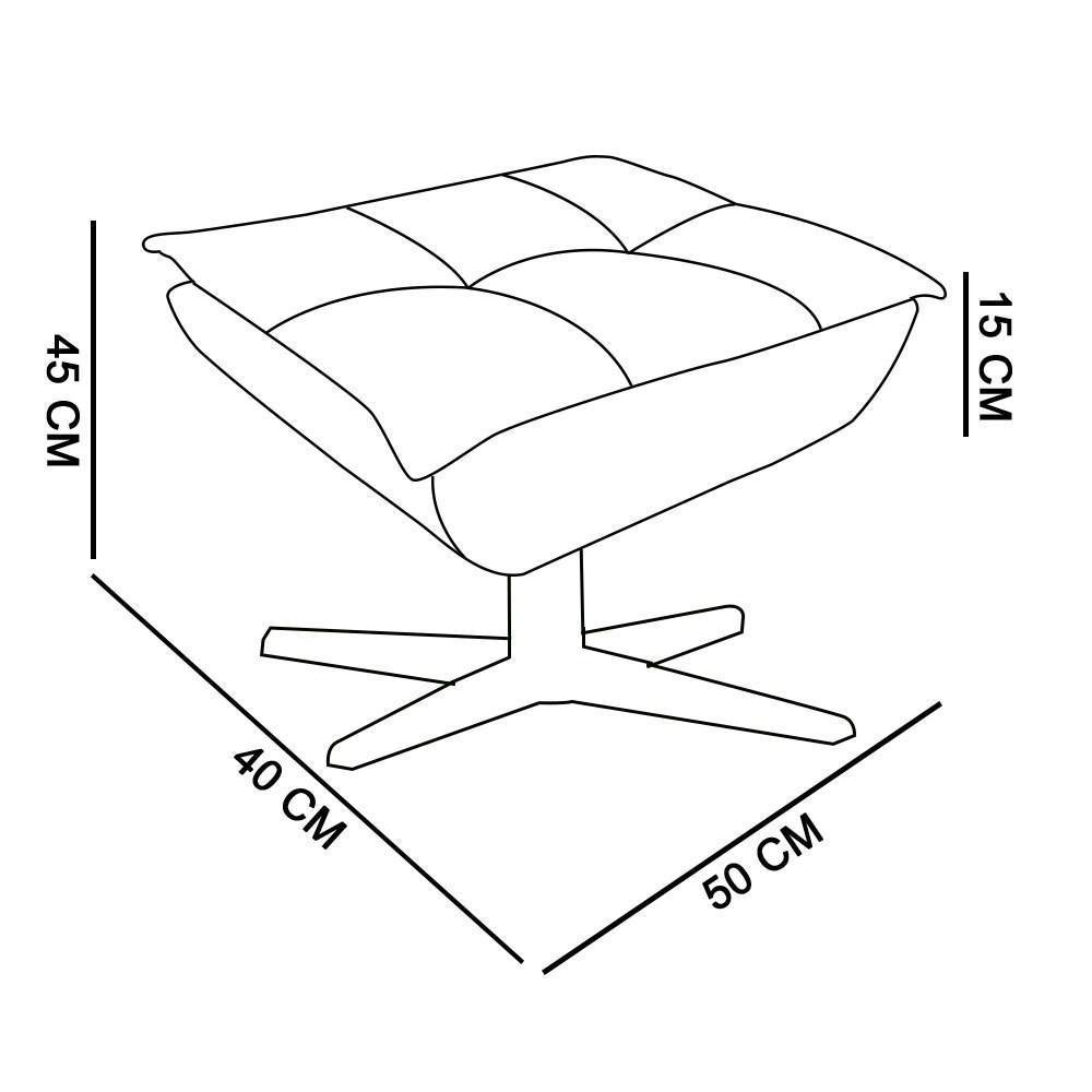 Kit 2 Poltronas Decorativas Base Giratória Cromada Com Puff Opla Suede Rose - Ibiza - 5