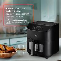Fritadeira Sem Óleo Airfryer HQ 7 Litros Digital Com Visor Preto HQ-AF7LDL 220V