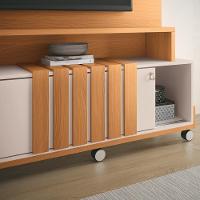 Estante Painel Para Tv 65 Pol 180cm 2 Portas Cloe H01 Off White-cinamomo - Mpozenato - 8