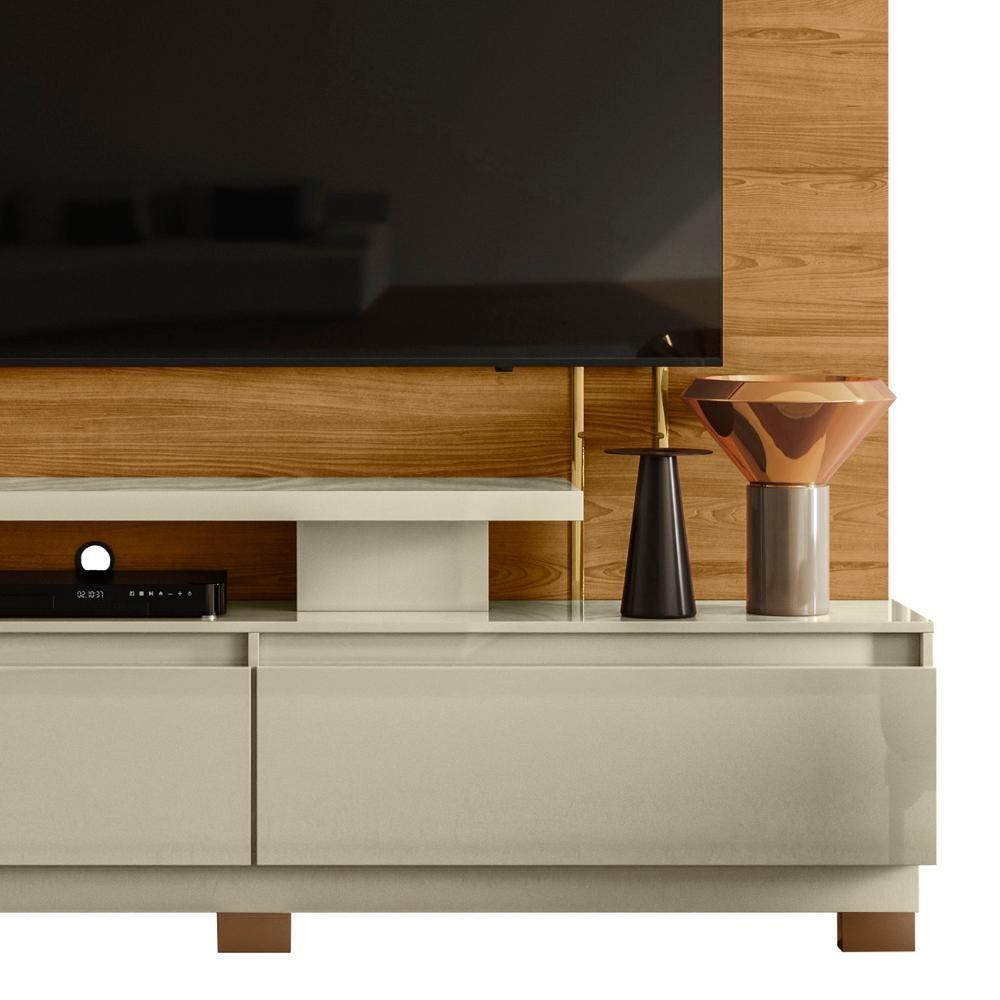 Estante Painel Para Tv 75 Pol 183cm Luara Z10 Cumaru-opala - Mpozenato - 6