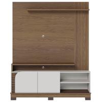 Estante Painel Para Tv 65 Pol Madrid C05 Amêndoa-off White Matte - Mpozenato - 8