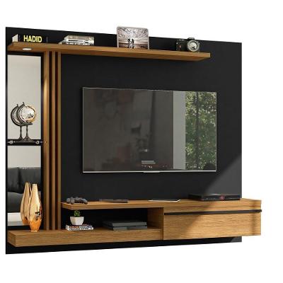 Painel Suspenso Para Tv Até 55 Pol. Denver Preto-cinamomo - Bechara