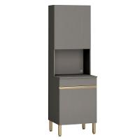 Paneleiro Micro Line Com 2 Portas Gris - 1