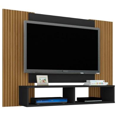 Painel Suspenso Para Tv Até 48 Polegadas Navi Preto Fosco-ripado - Bechara