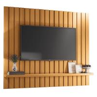 Painel Para Tv Suspenso Ripado 60 Pol. 160cm Like H01 Cinamomo - Mpozenato - 1