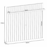 Painel Para Tv Suspenso Ripado 60 Pol. 160cm Like H01 Cinamomo - Mpozenato