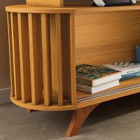 Painel De Tv 70 Pol Hera E Bancada Elva H01 Off-cinamomo - Mpozenato - 8