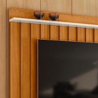Painel Tv 75 Pol E Bancada Suspensa Emília Z10 Off-cinamomo - Mpozenato - 6