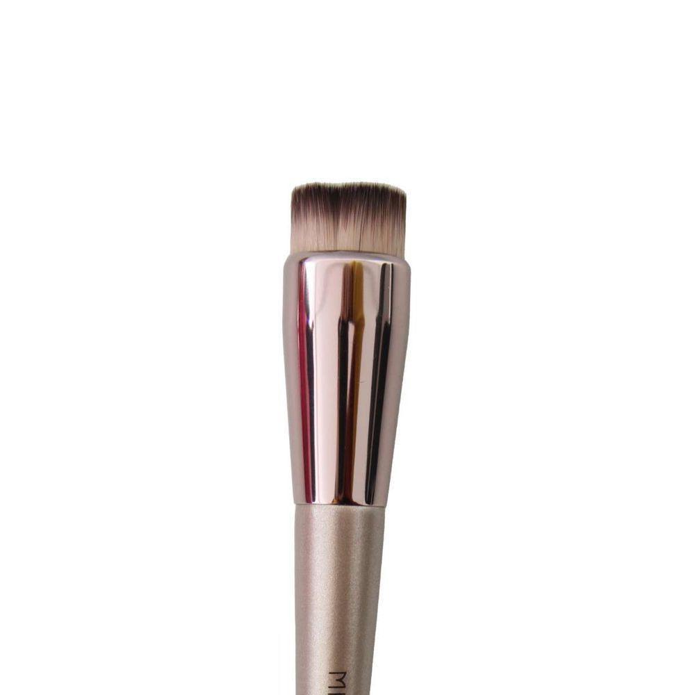 Pincel Kabuki Redondo Topo Reto Champagne 60214 | Miss Frandy | Cobertura Intensa E Acabamento Suave - 2