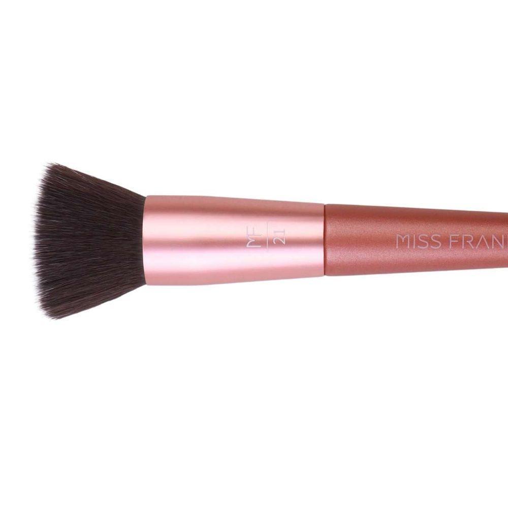 Pincel Kabuki Duo Fiber G Mf21 | Aplicação Uniforme E Acabamento Impecável | Linha Squad | Miss Frandy - 2