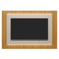 Painel Para Tv Suspenso 70 Pol 220cm Real L06 Tauari-off White Fosco - Mpozenato - 2