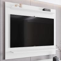 Painel Para Tv Suspenso 50 Pol 120cm 2 Prateleiras Versa M24 Branco - Mpozenato - 2