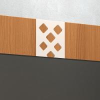 Painel Para Tv Suspenso 47 Pol. Com Nicho Format H01 Off White-cinamomo - Mpozenato - 5