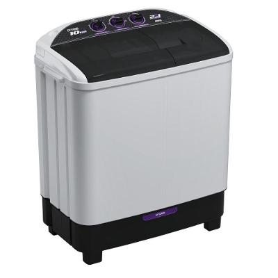 Máquina De Lavar Twin Tub Praxis 10kg 2 Em 1 Lava E Centrifuga Branca 110V