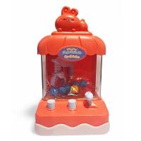Mini Máquina De Bola Pega Premio Jogo Com Garra Divertido Coelho Rosa - 2