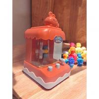 Mini Máquina De Bola Pega Premio Jogo Com Garra Divertido Coelho Rosa - 3