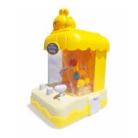 Mini Máquina De Bola Pega Premio Jogo Com Garra Divertido Coelho Amarelo