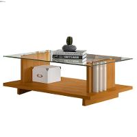 Mesa De Centro E Aparador Ripado Fire Z10 Off White-cinamomo - Mpozenato - 3