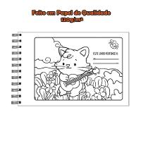 Livro De Colorir Kittie Cuties Vale Das Letras 64 Páginas
