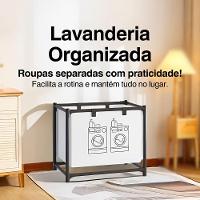 Cesto Organizador Multiuso Para Roupas, Brinquedos E Toalhas - Prático E Estiloso - 2
