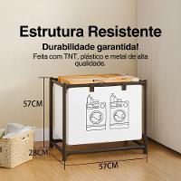 Cesto Organizador Multiuso Para Roupas, Brinquedos E Toalhas - Prático E Estiloso - 5