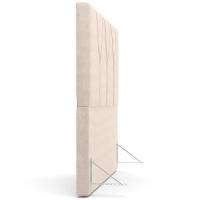 Cabeceira Cama Box Casal Queen 160cm Aura Suede W01 Bege - Mpozenato - 7