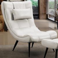 Poltrona Decorativa Para Sala De Estar Com Almofada E Pés Palito Lord Facto Prata - Ibiza - 2