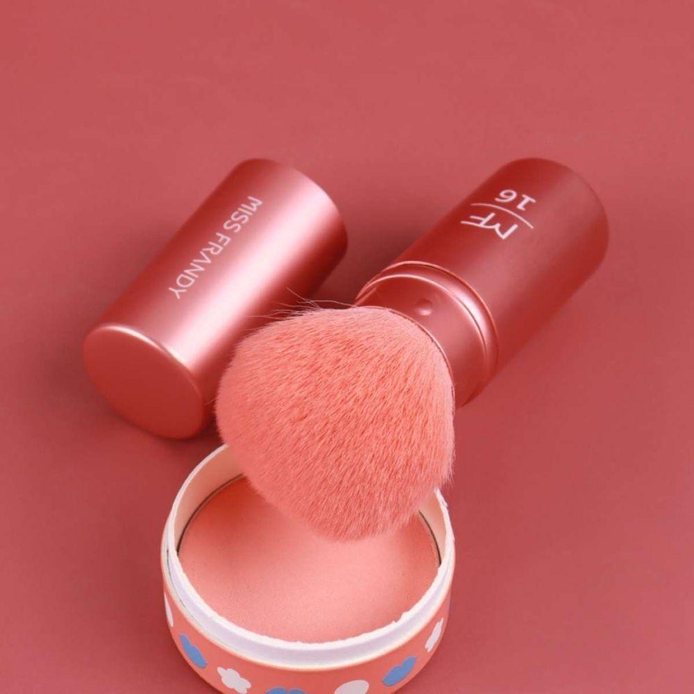 Pincel De Pó Kabuki Retrátil Mf16 | Compacto E Ideal Para Retocar A Maquiagem | Linha Squad | Miss Frandy - 3