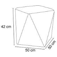 Puff Decorativo Ametista C-292 Veludo Uva - Domi - 4