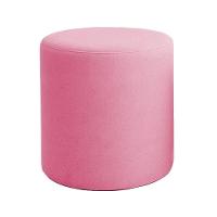 Puff Beca Cilindro Suede Live - 7 Decor Rosa - 1