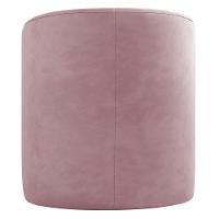 Poltrona Giratória Decorativa Para Sala Dandara K04 Veludo Rosê - Mpozenato - 8