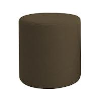 Puff Beca Cilindro Suede Live - 7 Decor Marrom - 1