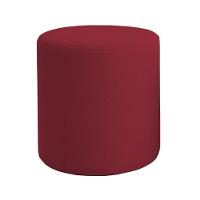 Puff Beca Cilindro Suede Live - 7 Decor Bordo - 1