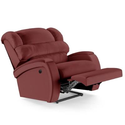 Poltrona Do Papai Reclinável Kalie Power Elétrica Fh9 Pu Vermelho - Mpozenato