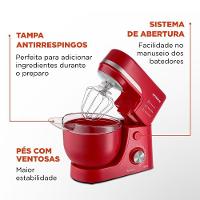 Batedeira Planetária Mondial Bp-03-r 127v vermelho - 5