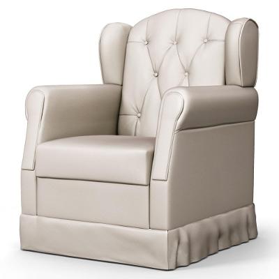 Poltrona De Amamentação Balanço Letícia Sintético Bege - Phoenix