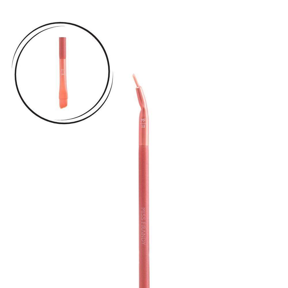 Pincel Duplo Chato Chanfrado E Fino Mf11 | Precisão E Versatilidade | Linha Squad | Miss Frandy - 4