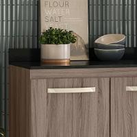 Tampo Para Balcão De Cozinha 160cm Maly N03 Onix - Mpozenato - 2