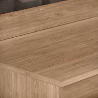 Tampo Para Balcão De Cozinha 160cm Mdp Castanho - Lumil - 3